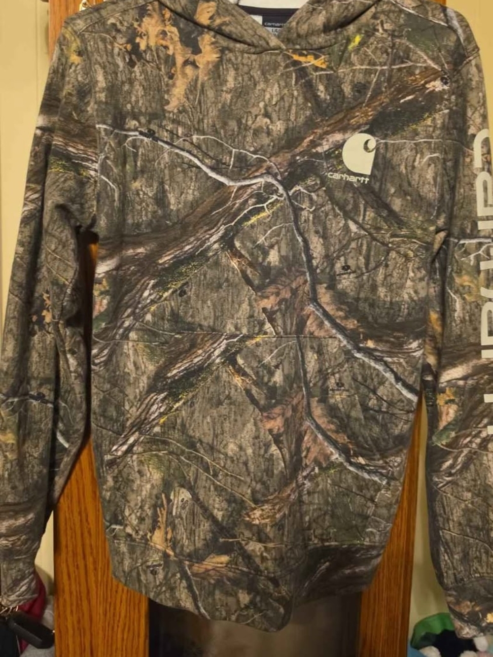 Carhartt Kids Realtree Camo Hooded Sweatshirt - Brown/Green